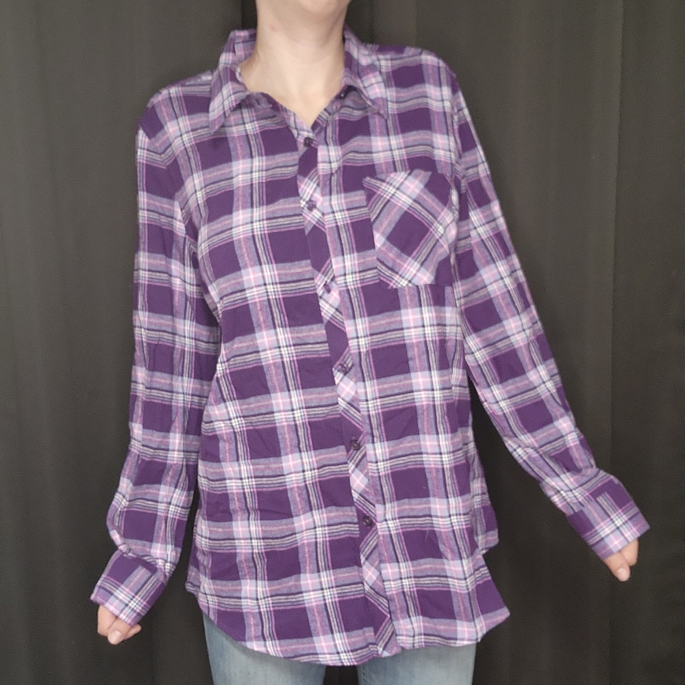 Purple Flannel-NWOT